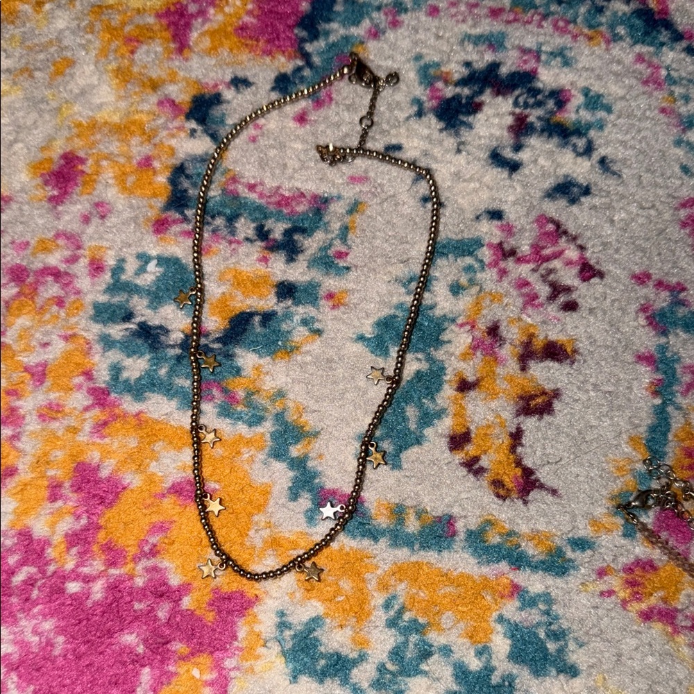 Gold Star Charm Necklace